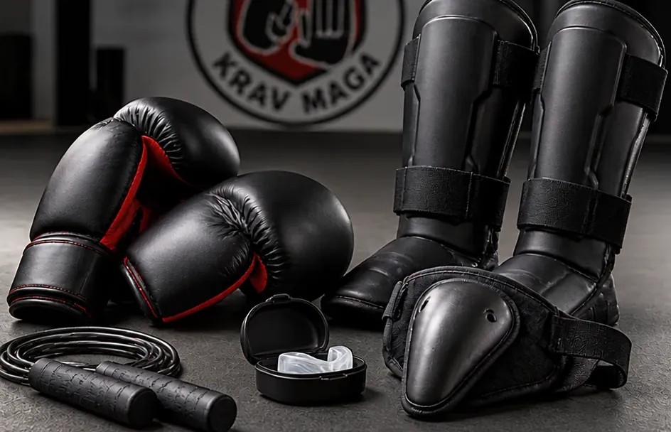 Équipements de protection utilisés progressivement en Krav Maga